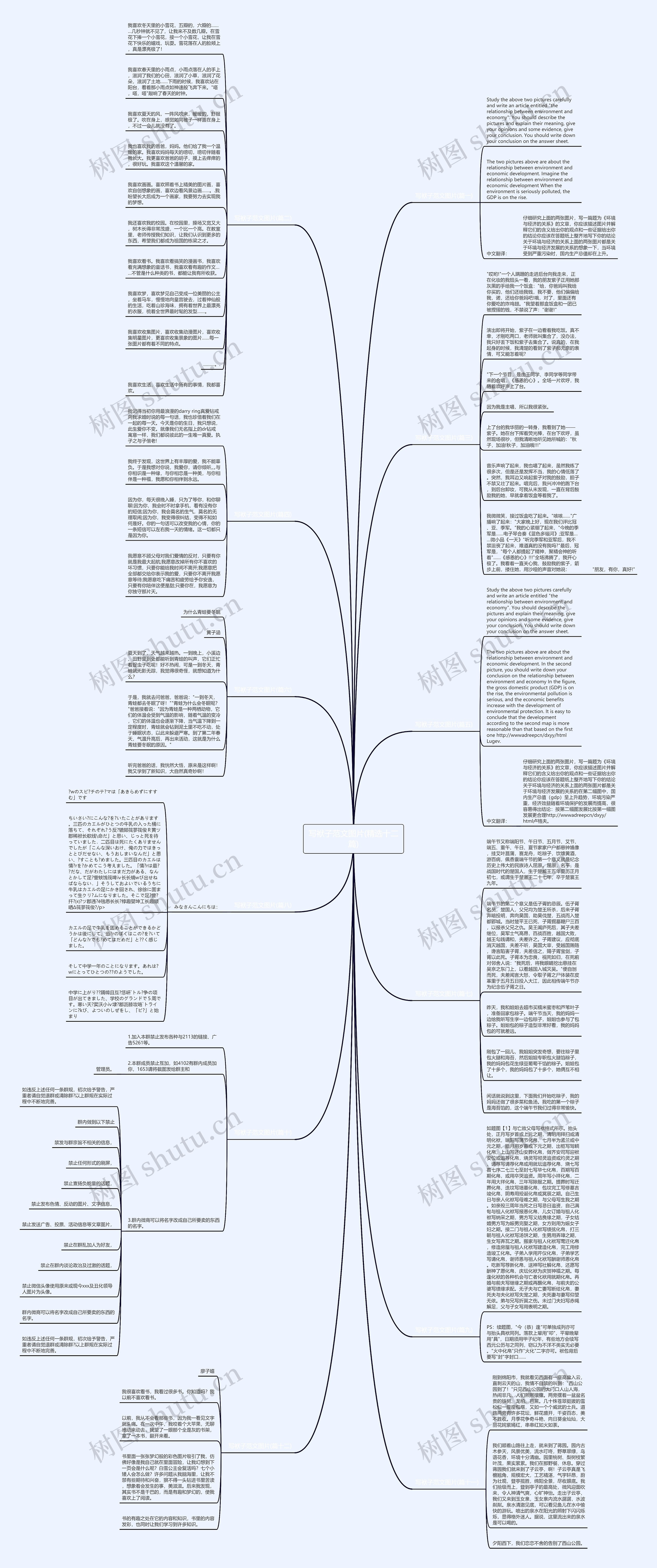写袱子范文图片(精选十二篇)思维导图