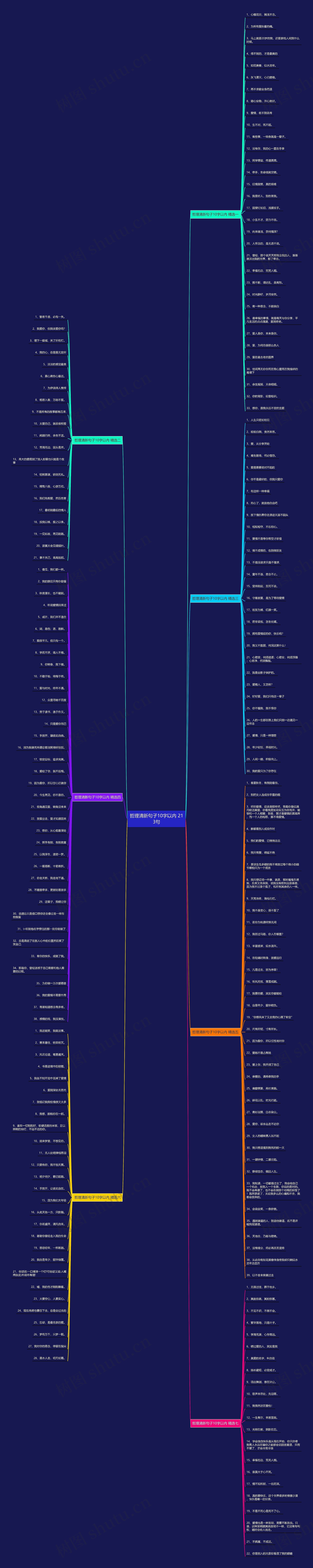 哲理清新句子10字以内 213句 哲理清新句子10字以内 213句