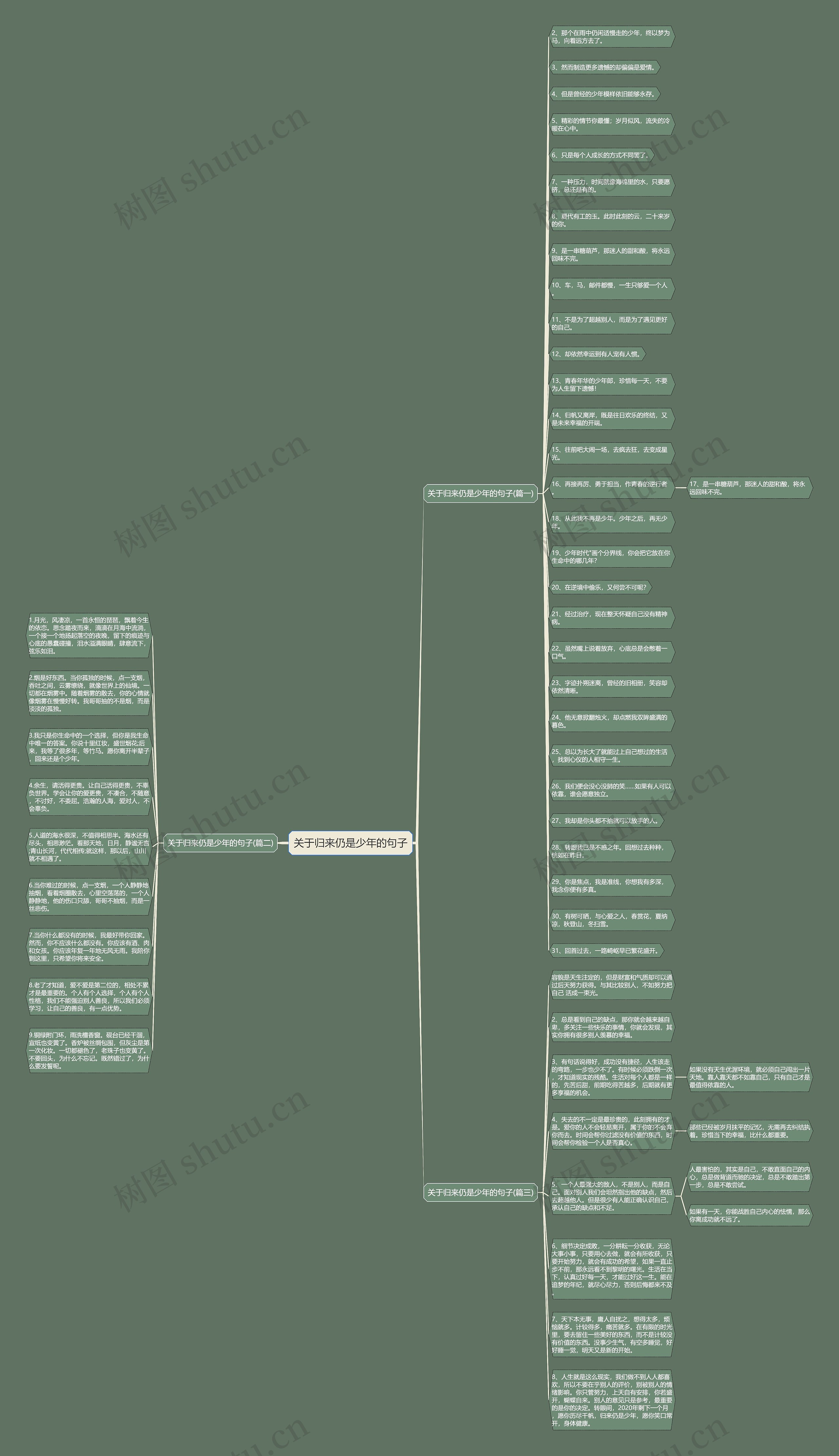 关于归来仍是少年的句子 关于归来仍是少年的句子