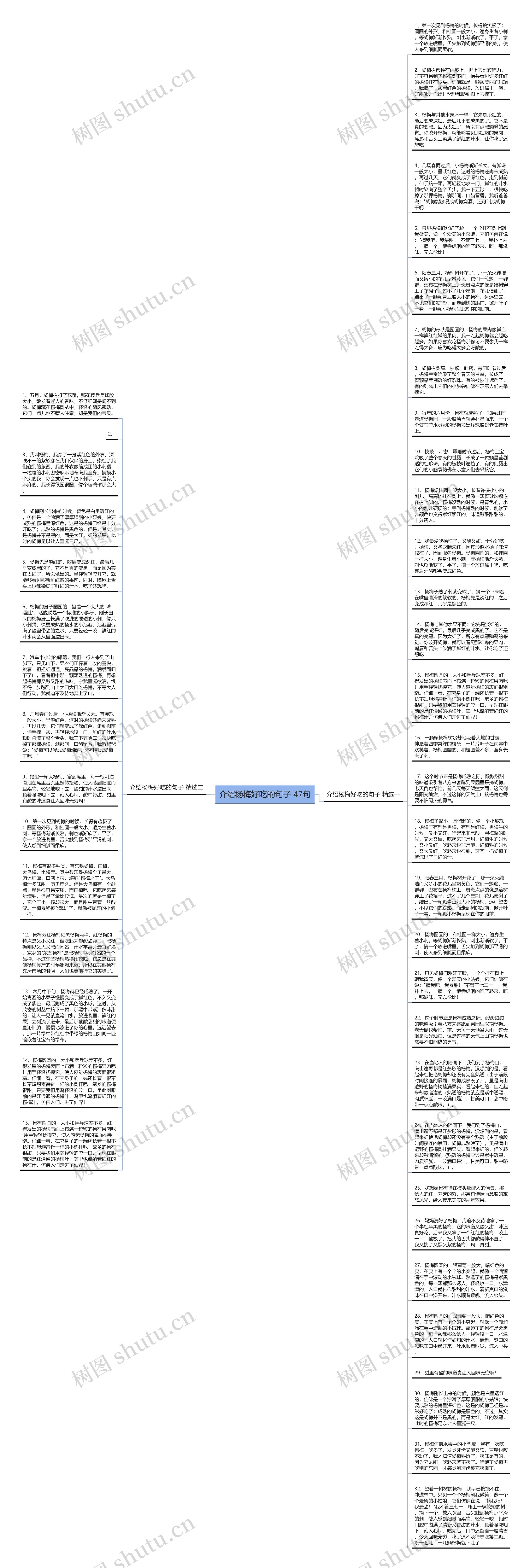 介绍杨梅好吃的句子 47句