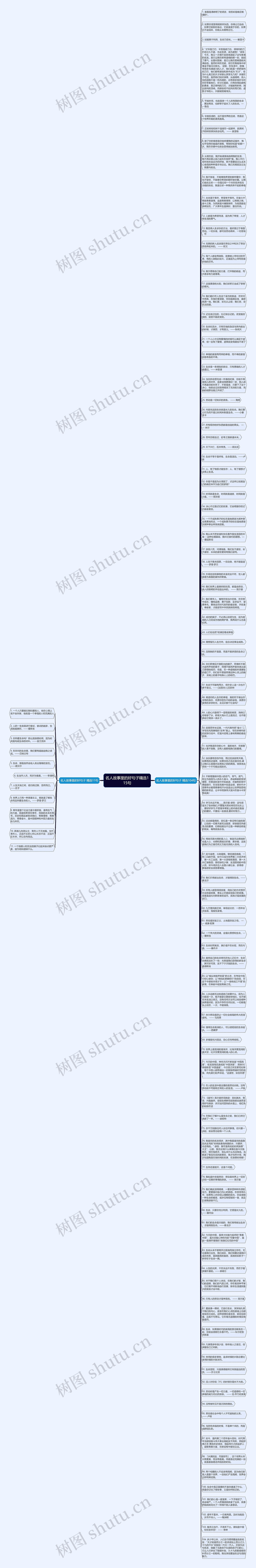 名人故事里的好句子精选115句思维导图