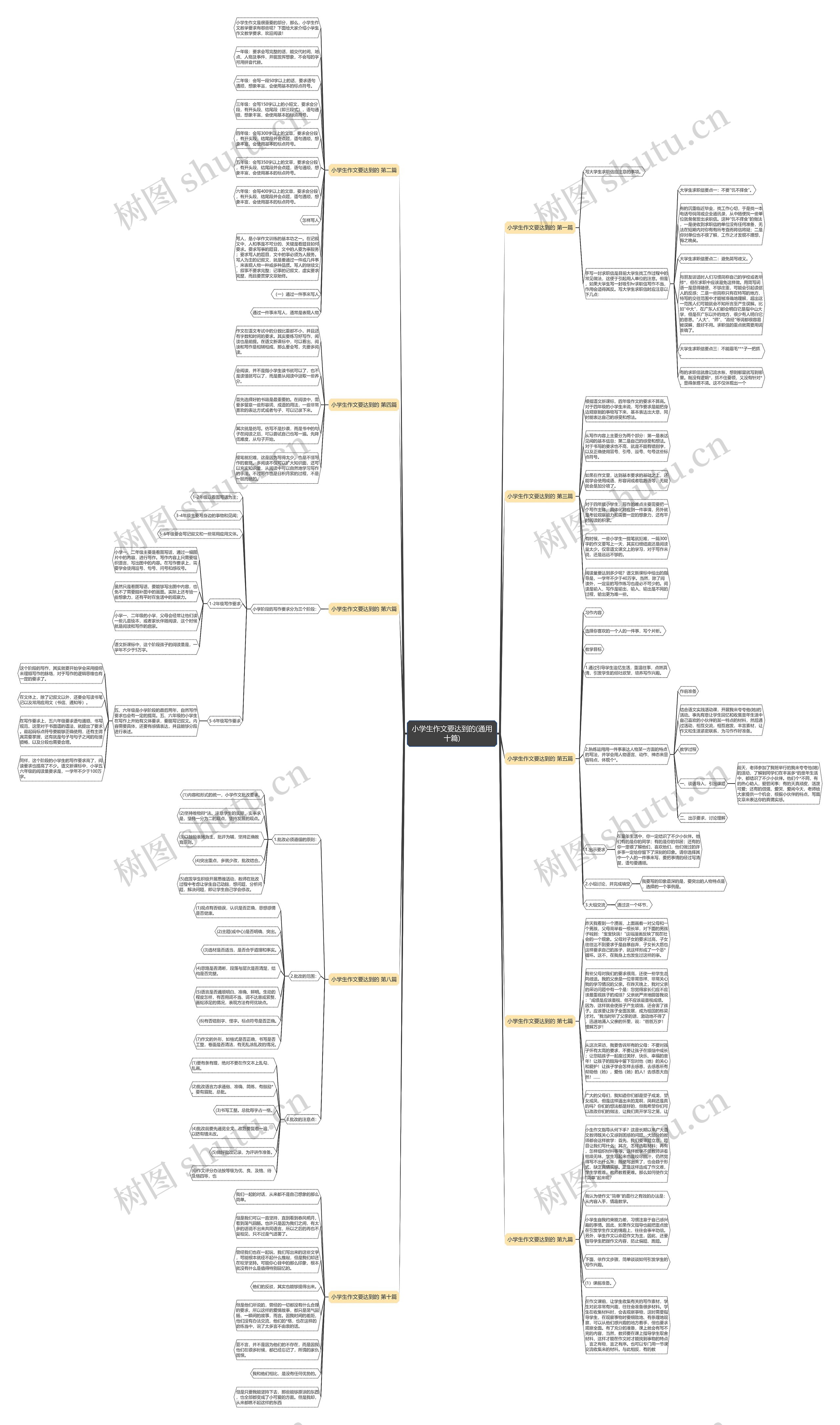 小学生作文要达到的(通用十篇) 小学生作文要达到的(通用十篇)