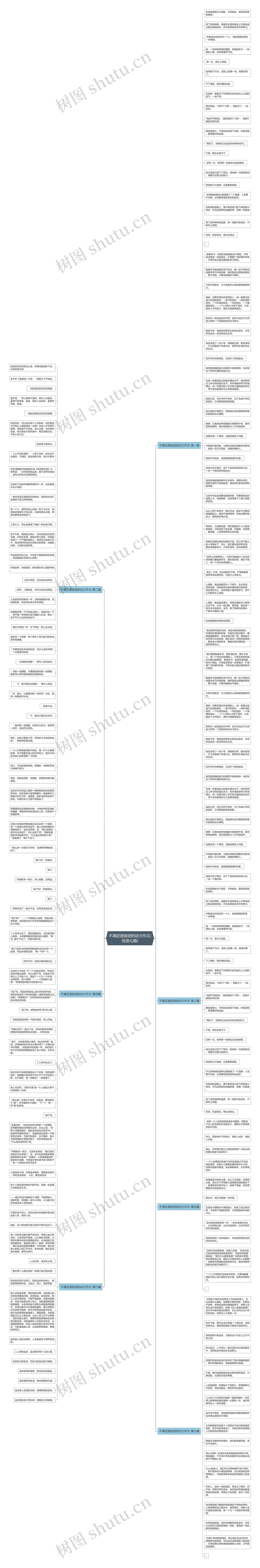 不满足是前进的动力作文(优选七篇)思维导图