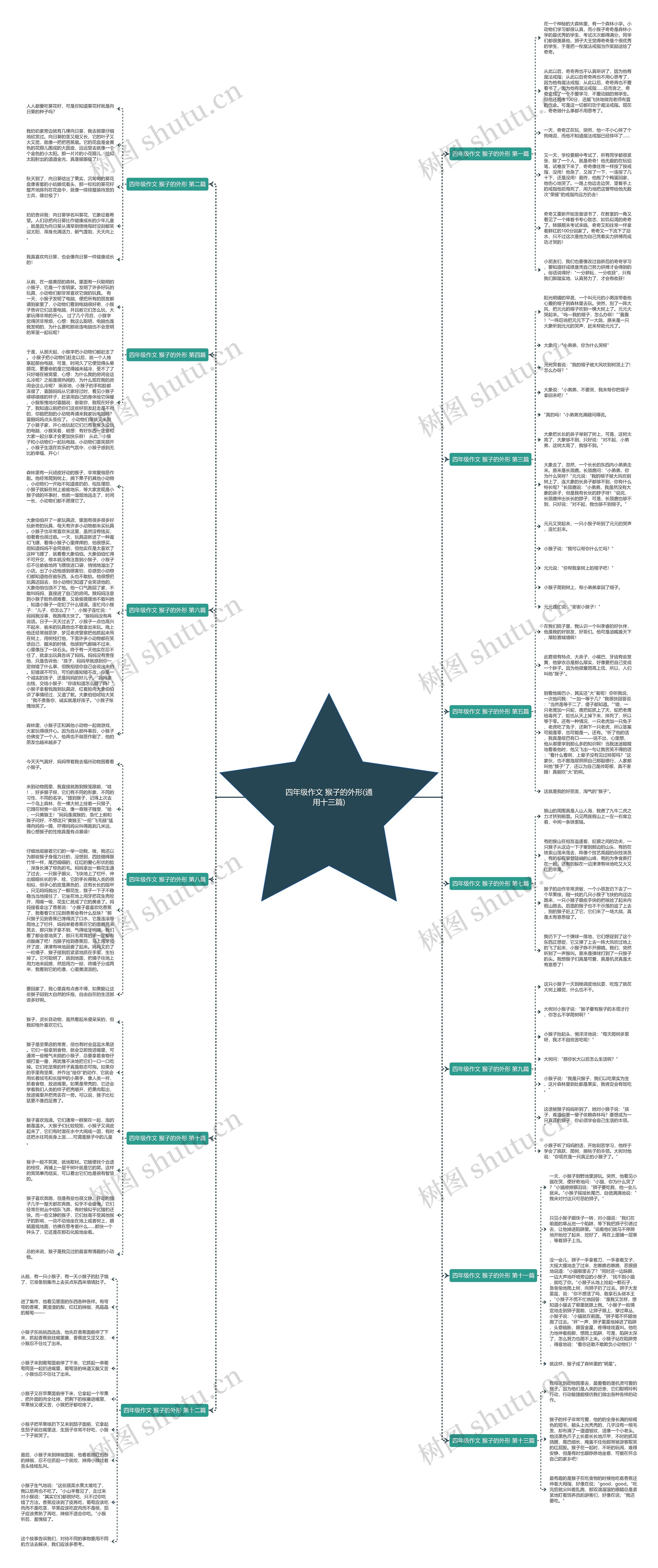 四年级作文 猴子的外形(通用十三篇) 四年级作文 猴子的外形(通用十三篇)