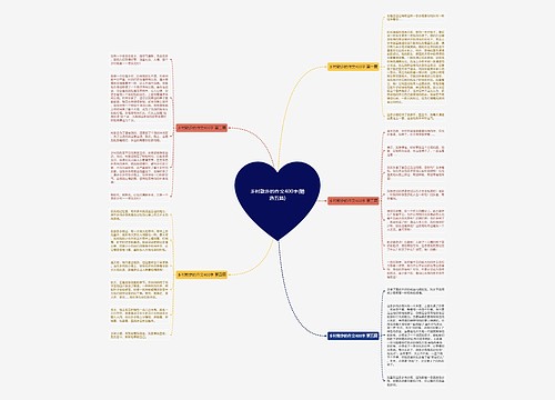 乡村散步的作文400字(精选五篇)思维导图