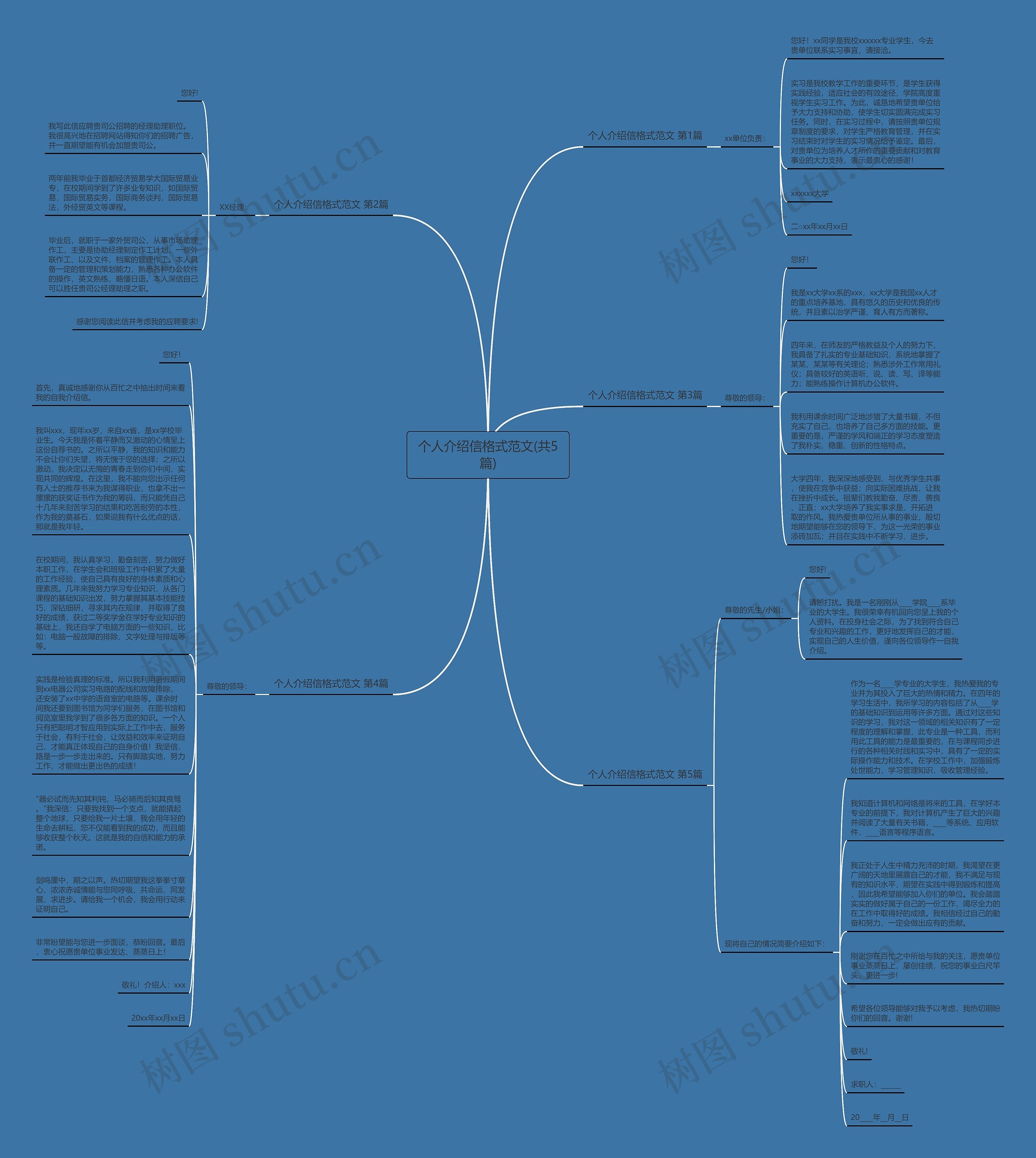 个人介绍信格式范文(共5篇)