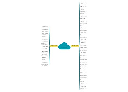 下雨很想念一个人的句子思维导图