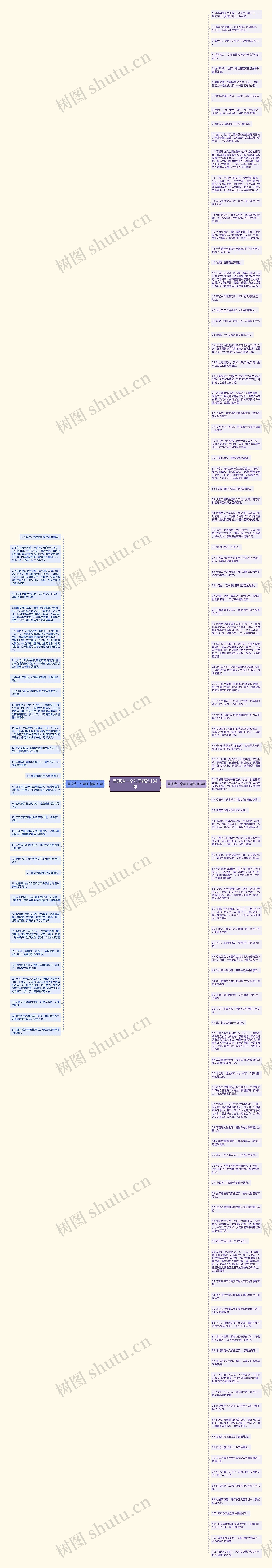 呈现造一个句子精选134句思维导图