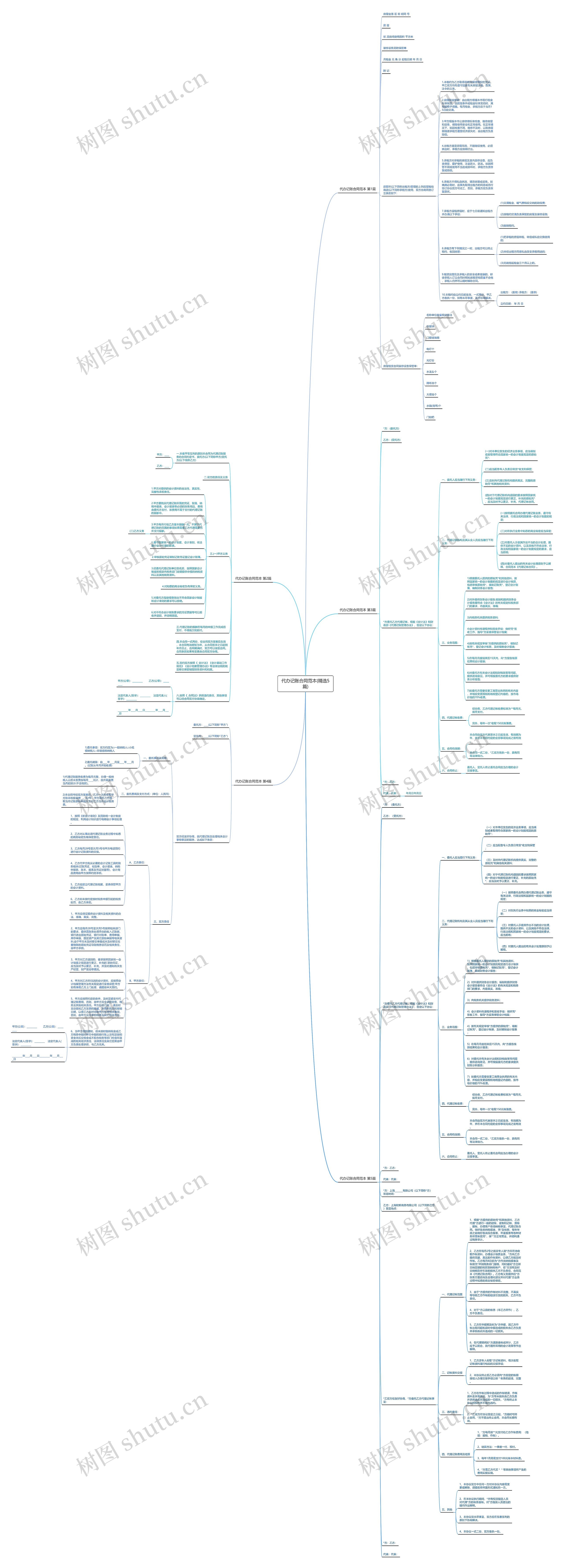 代办记账合同范本(精选5篇) 代办记账合同范本(精选5篇)