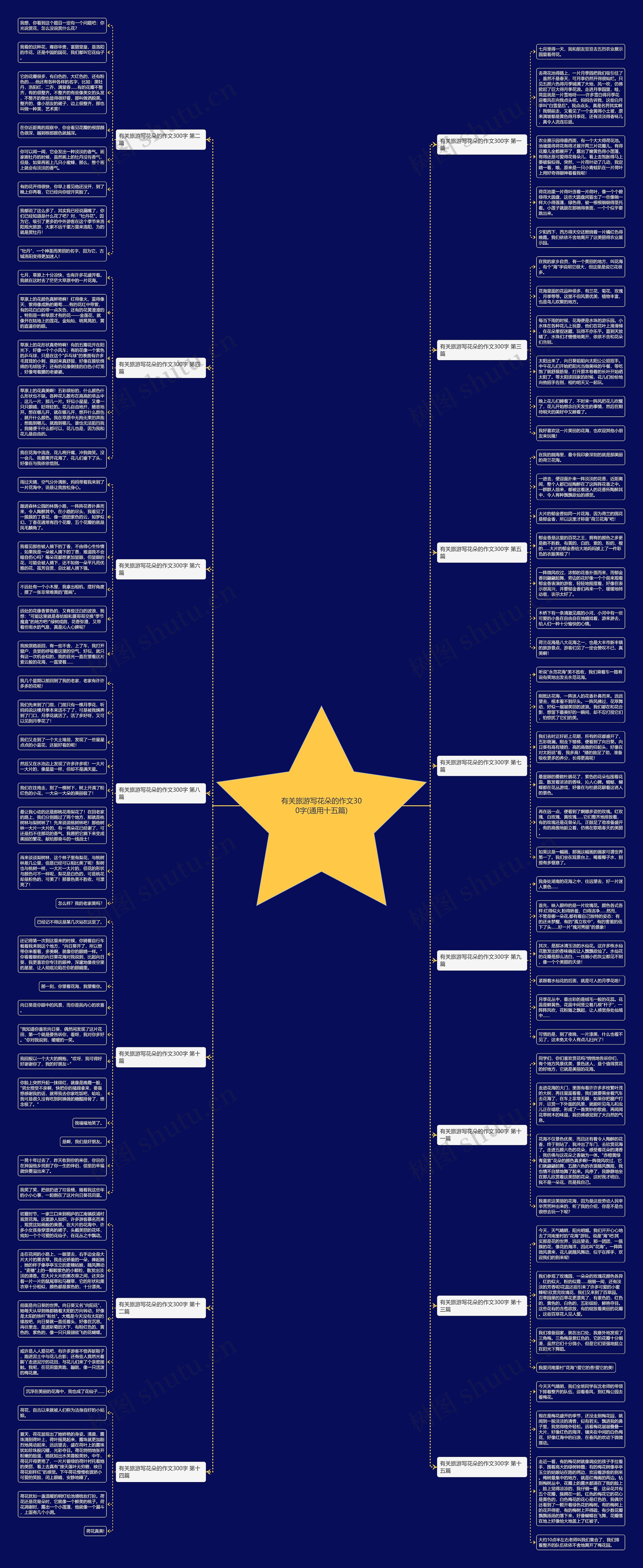 有关旅游写花朵的作文300字(通用十五篇)