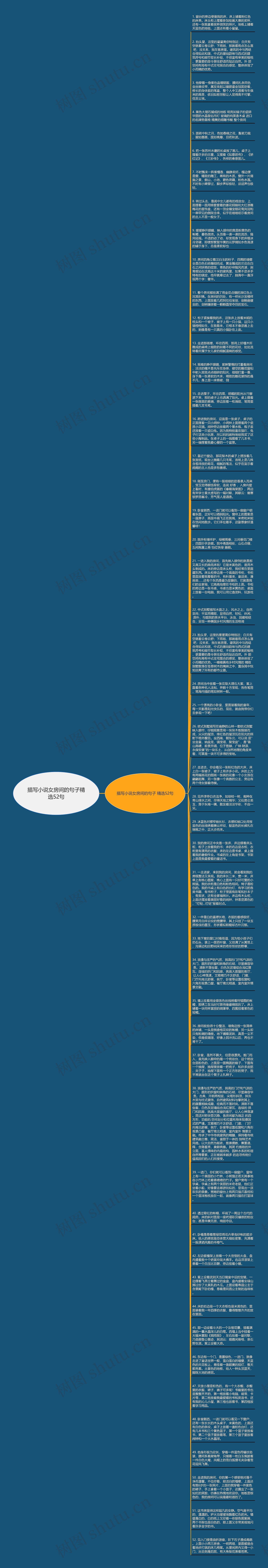 描写小说女房间的句子精选52句
