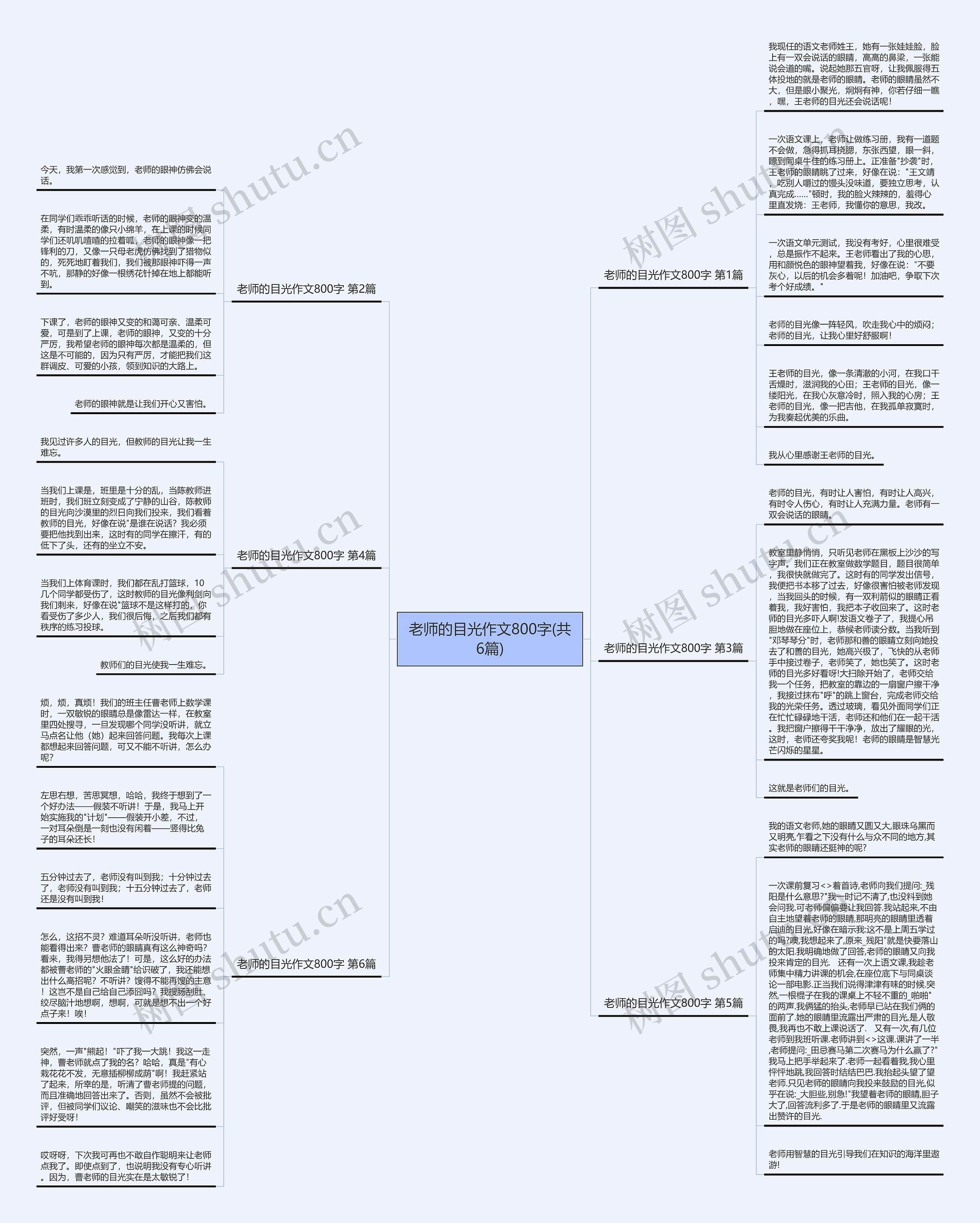 老师的目光作文800字(共6篇)
