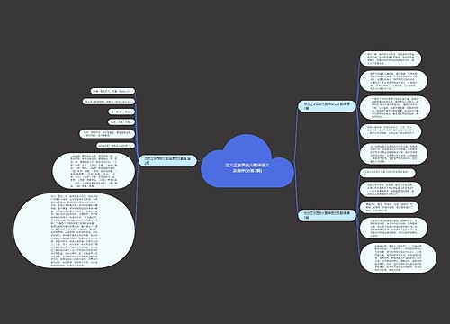 范文正浙西救灾翻译原文及翻译(必备3篇)思维导图