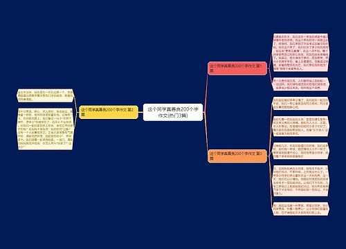 这个同学真善良200个字作文(热门3篇)