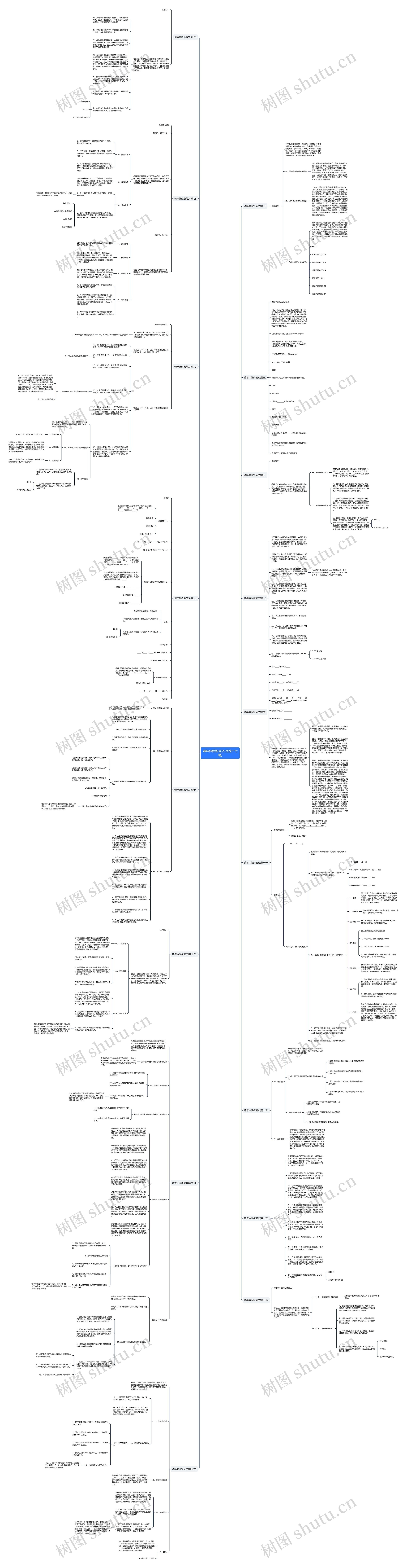 请年休假条范文(优选十七篇)思维导图