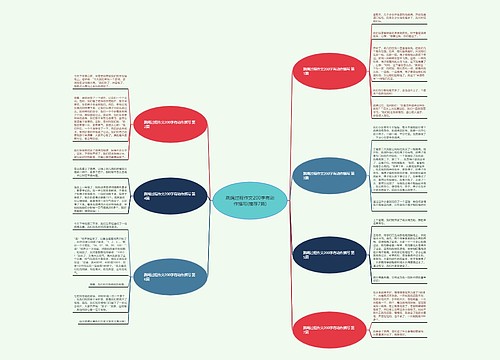 跳绳过程作文200字有动作描写(推荐7篇)思维导图
