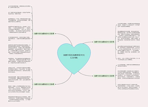 消费升级和消费降级作文(汇总4篇)思维导图