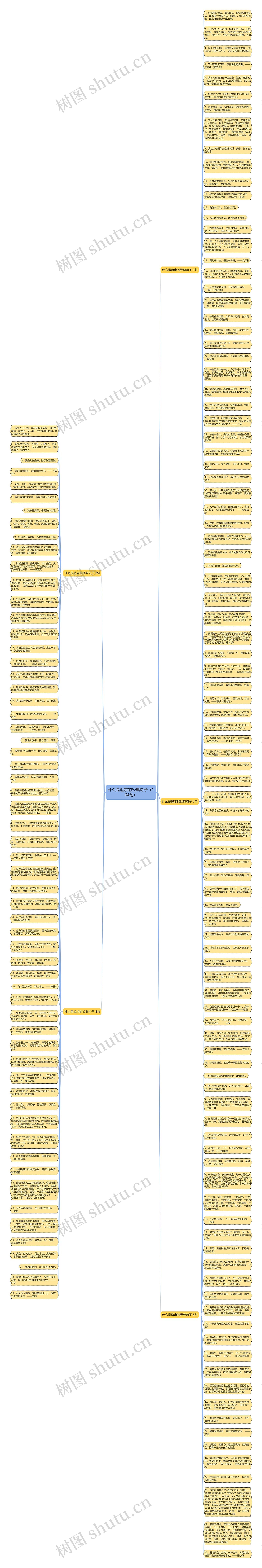 什么是追求的经典句子（164句）思维导图