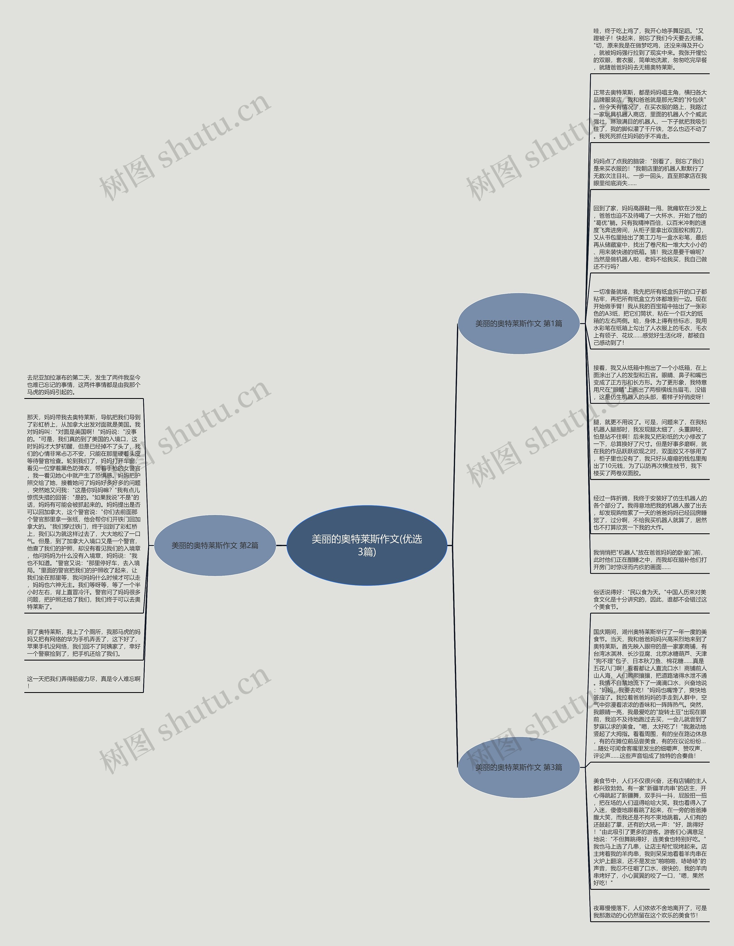 美丽的奥特莱斯作文(优选3篇)思维导图