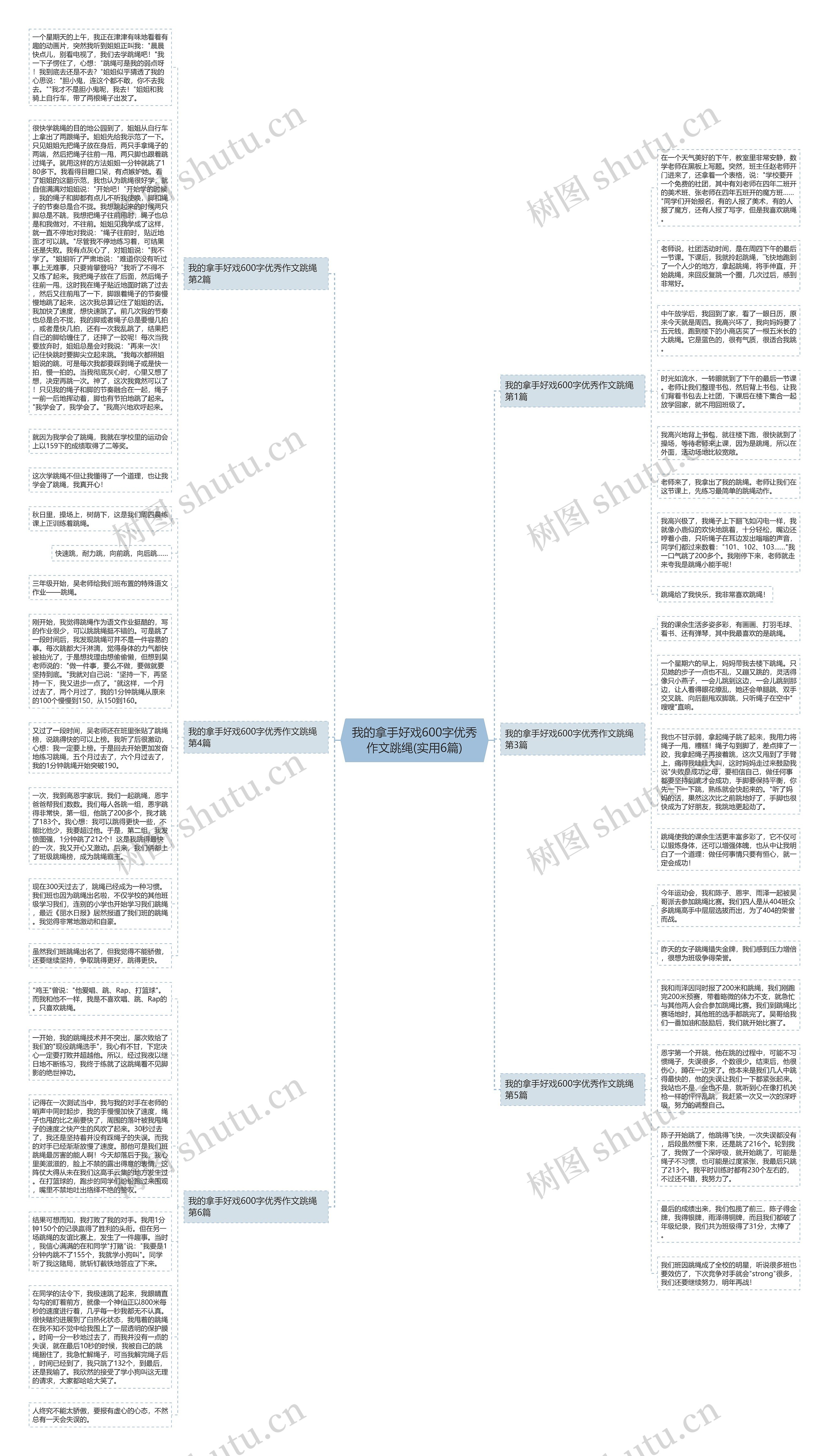 我的拿手好戏600字优秀作文跳绳(实用6篇)