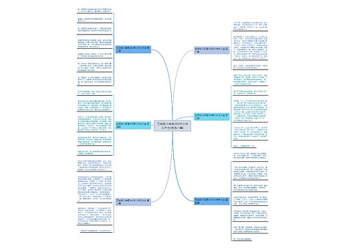 五年级小练笔300字小作文大全(优选六篇)思维导图