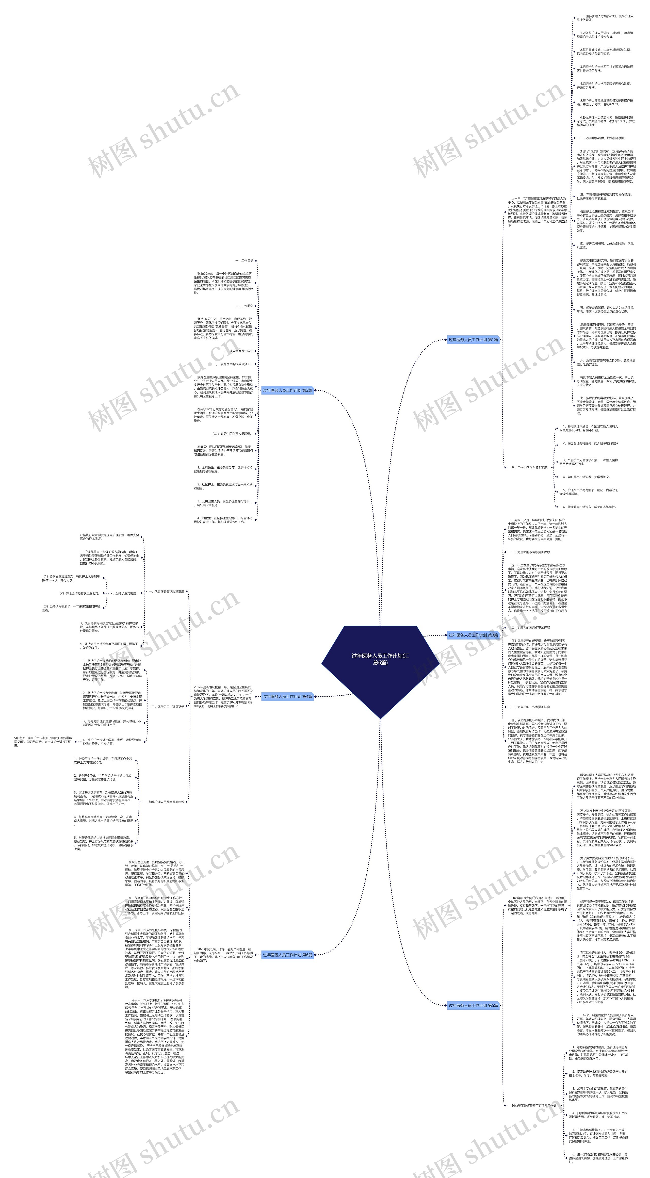 过年医务人员工作计划(汇总6篇)思维导图
