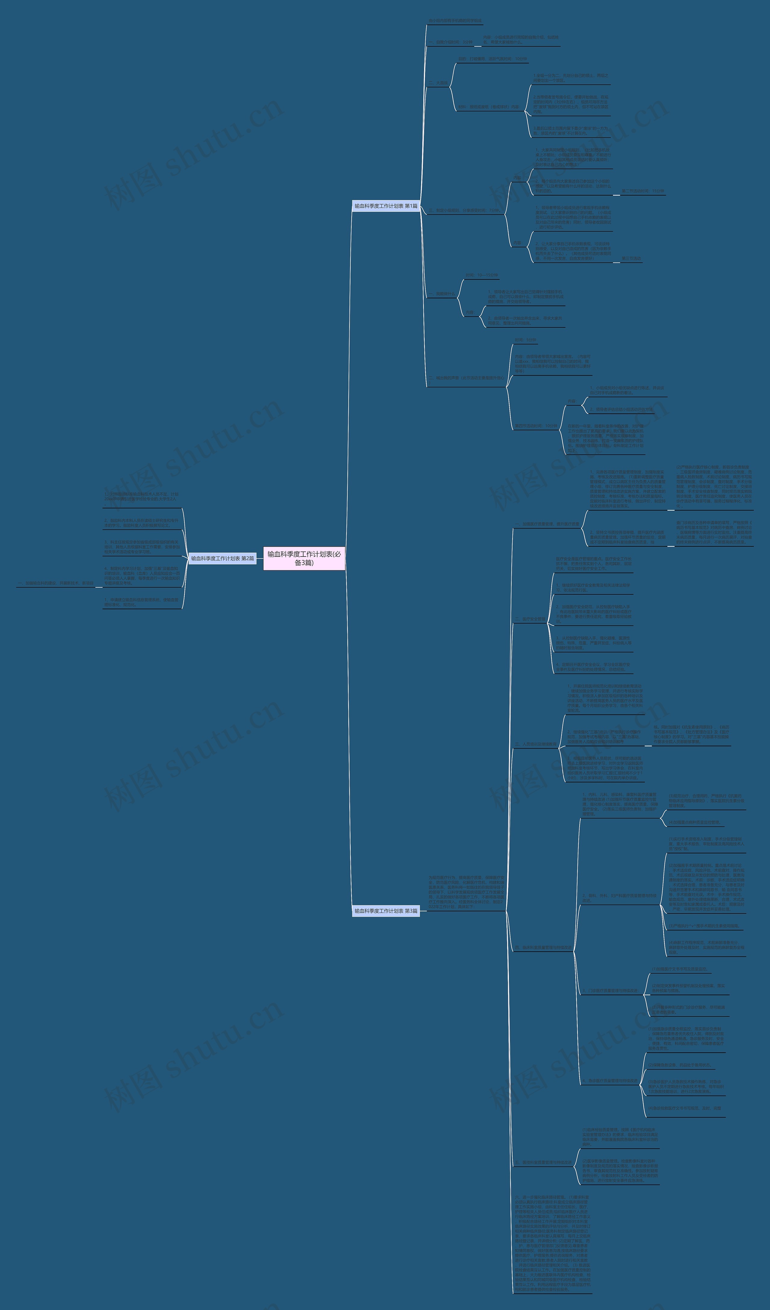 输血科季度工作计划表(必备3篇) 输血科季度工作计划表(必备3篇)