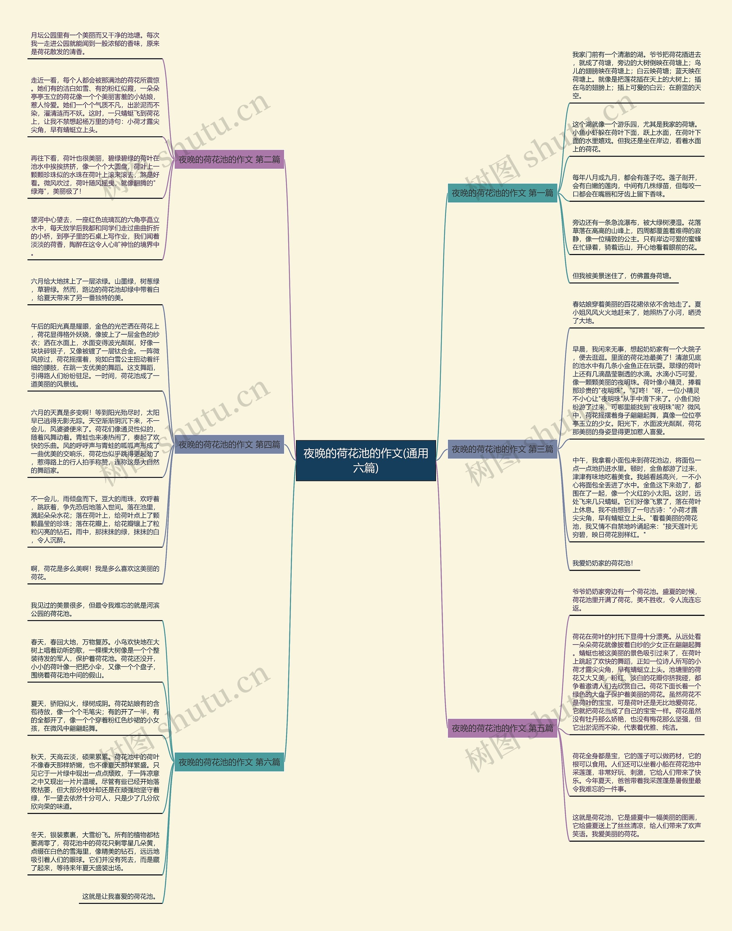 夜晚的荷花池的作文(通用六篇) 夜晚的荷花池的作文(通用六篇)