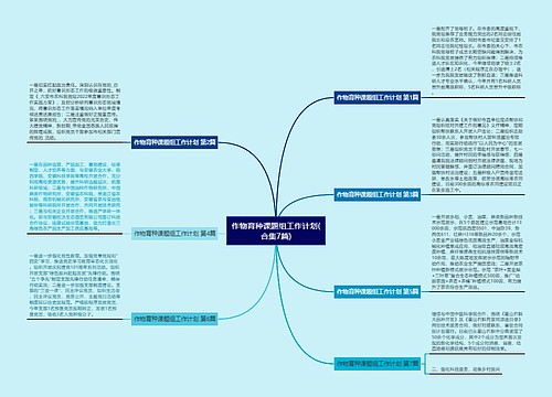 作物育种课题组工作计划(合集7篇)