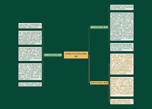 新闻时评600字范文(通用6篇) 新闻时评600字范文(通用6篇)