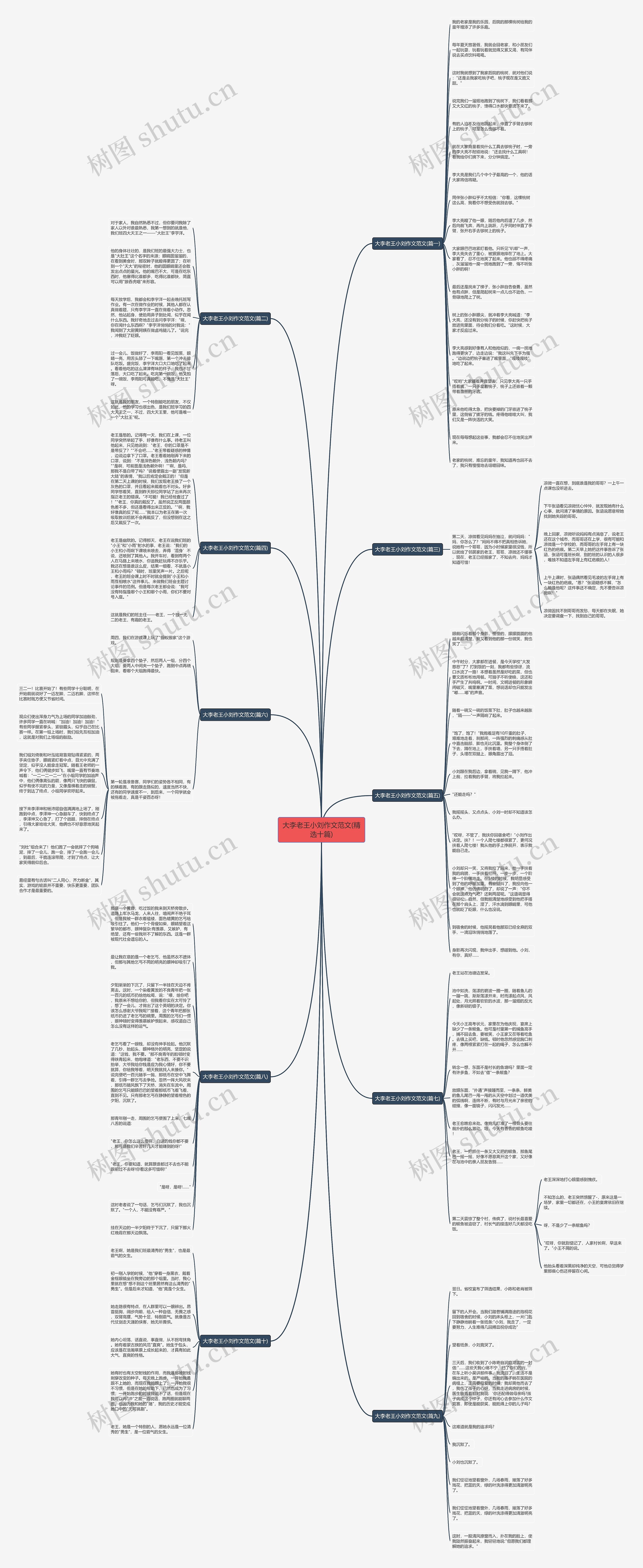 大李老王小刘作文范文(精选十篇)思维导图