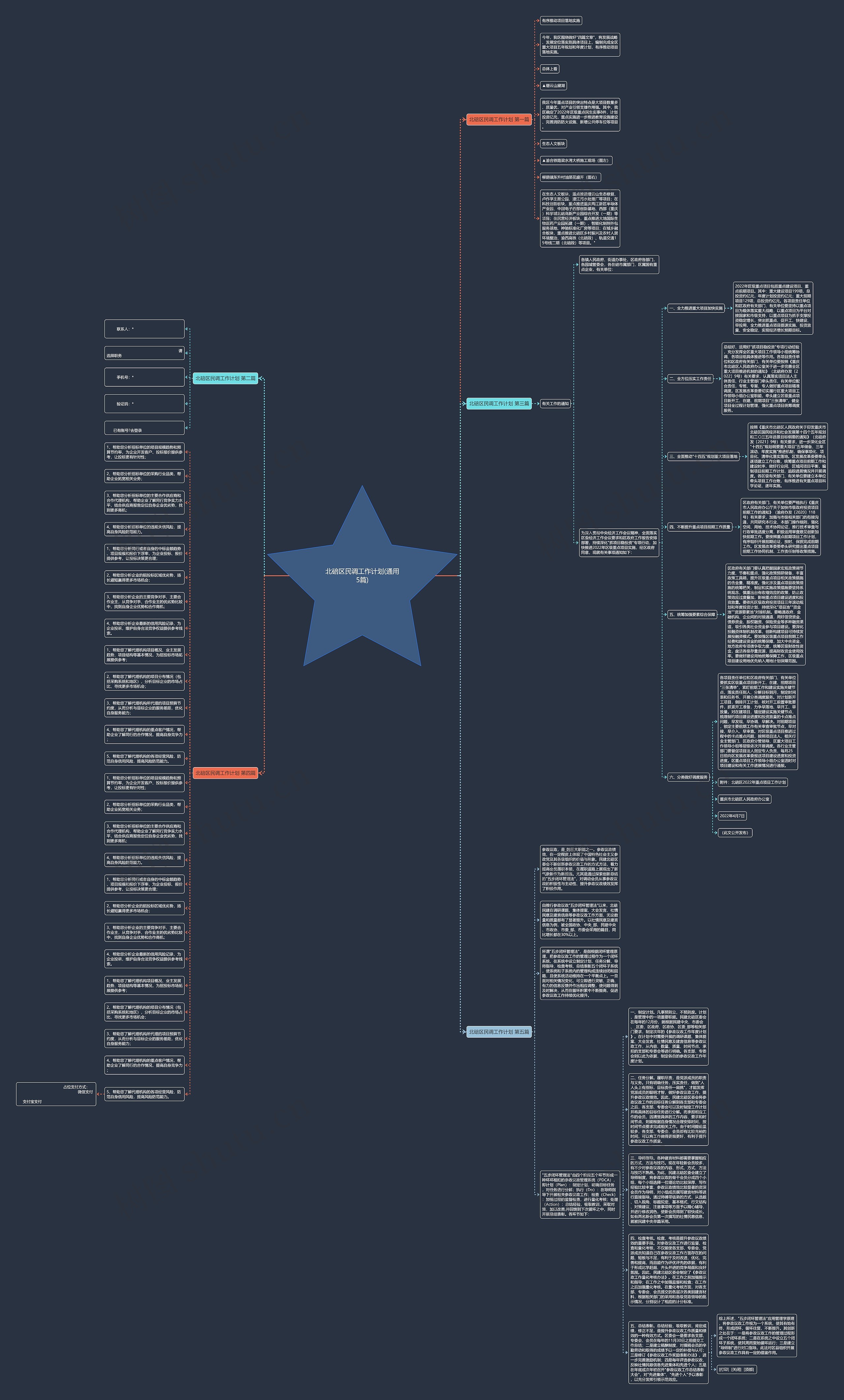 北碚区民调工作计划(通用5篇)思维导图