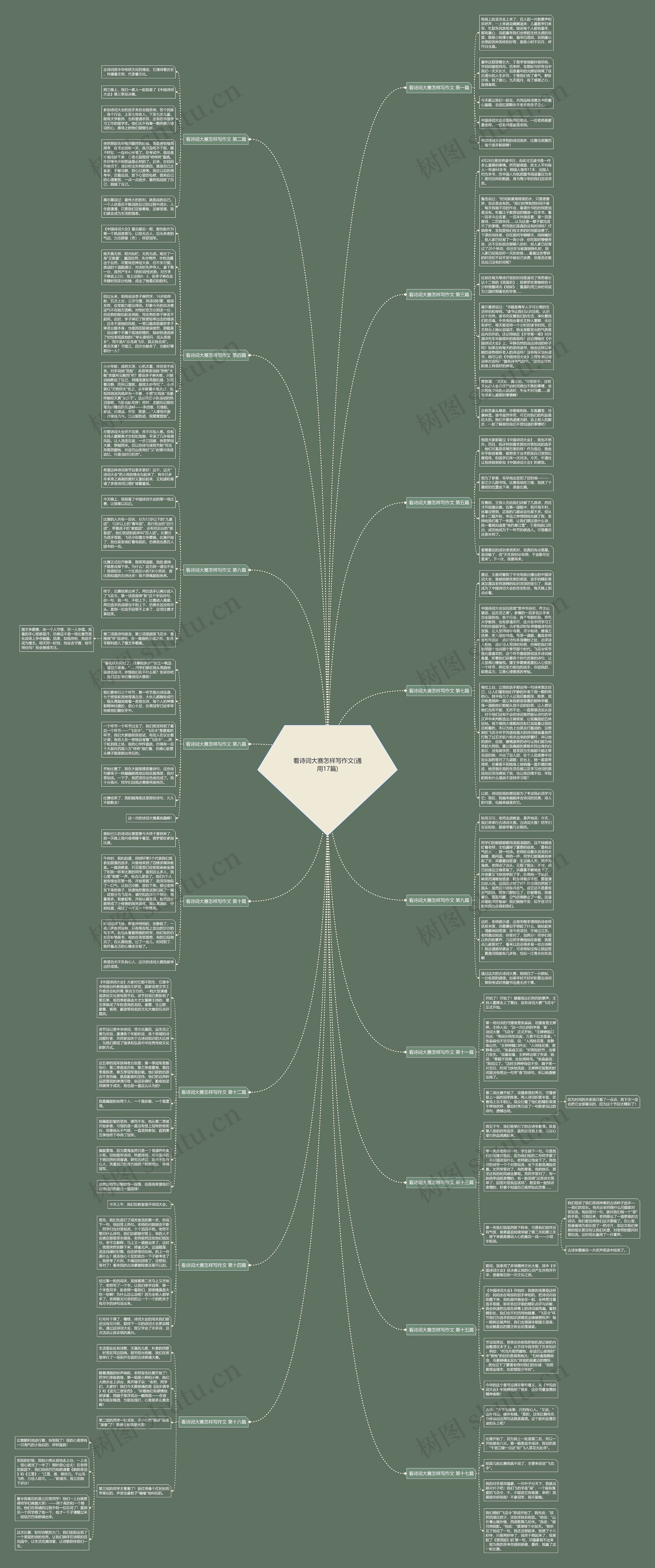 看诗词大赛怎样写作文(通用17篇)思维导图