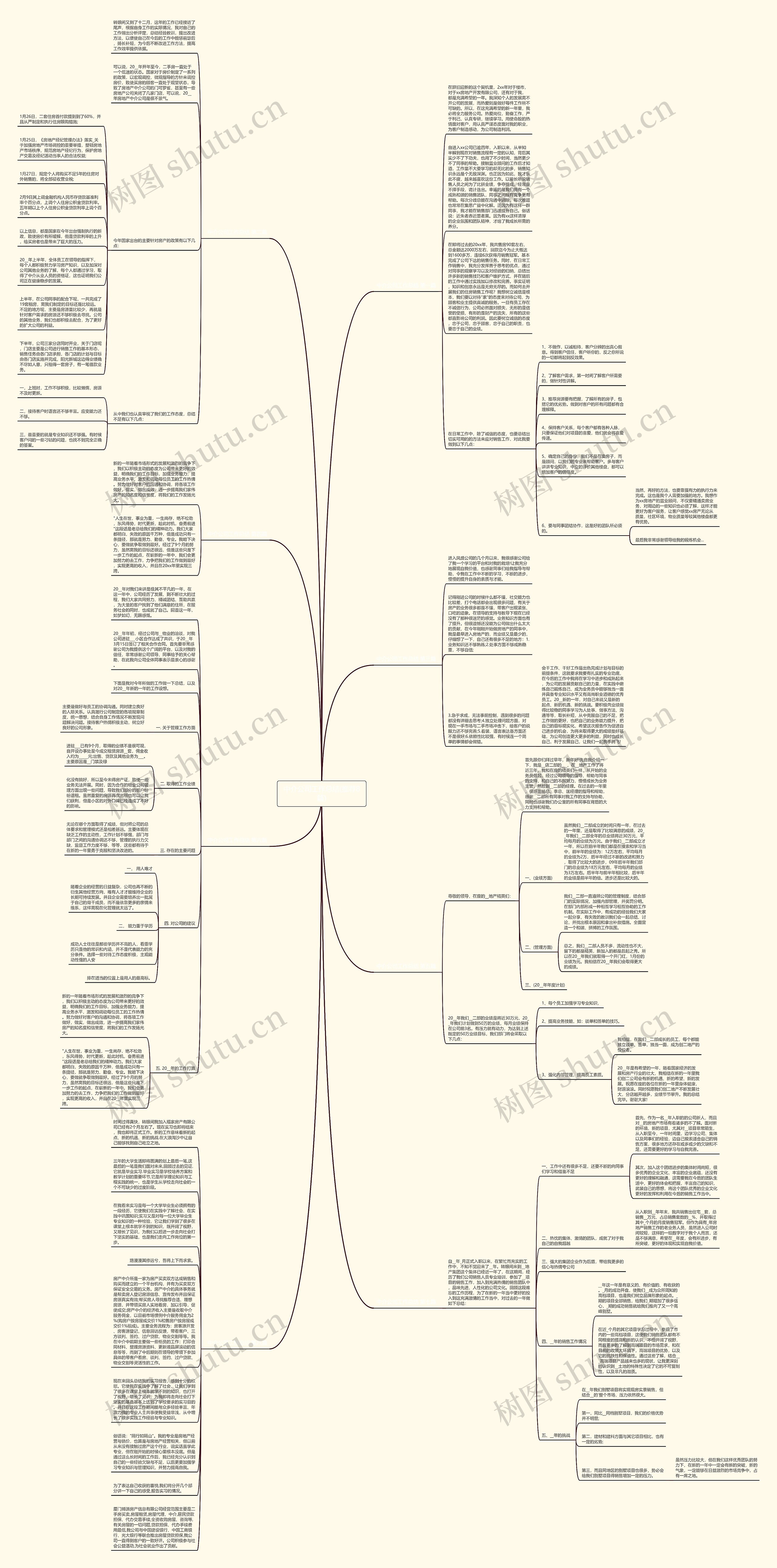 中介公司工作总结(推荐8篇)思维导图