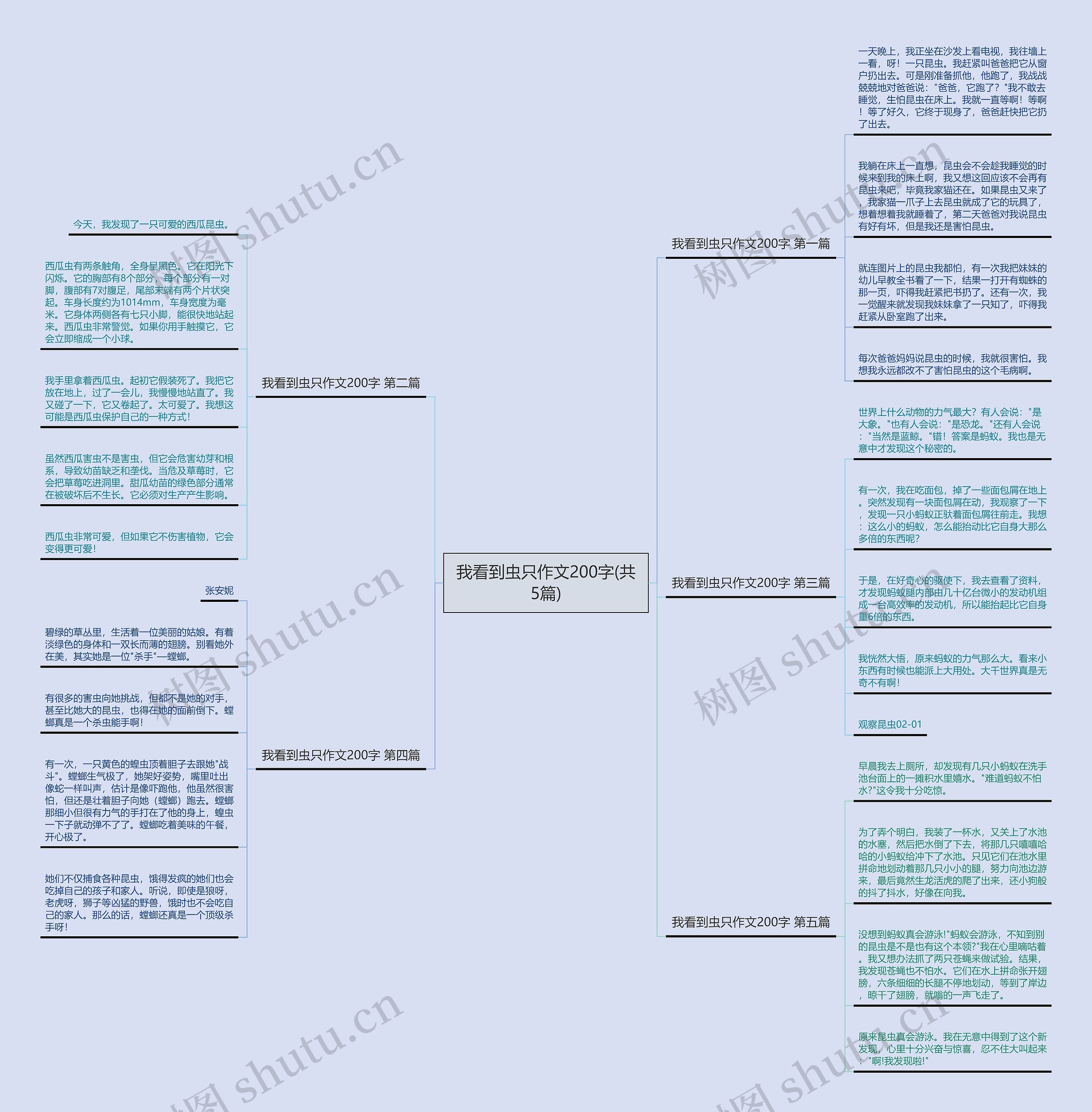 我看到虫只作文200字(共5篇) 我看到虫只作文200字(共5篇)