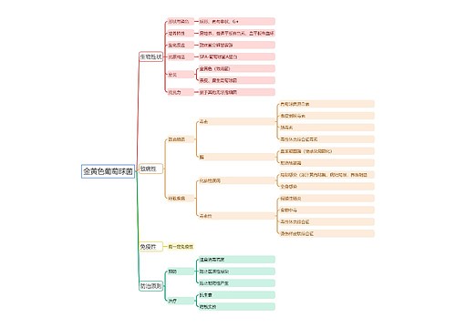 金黄色葡萄球菌思维导图