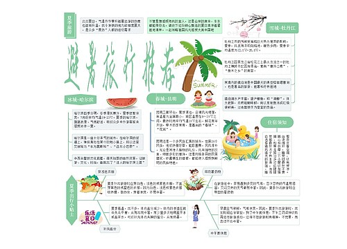 夏季避暑游玩攻略