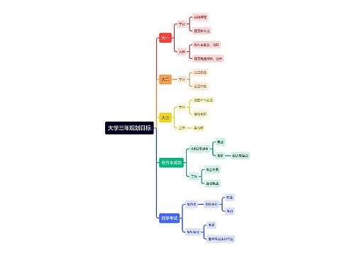 大学三年规划目标