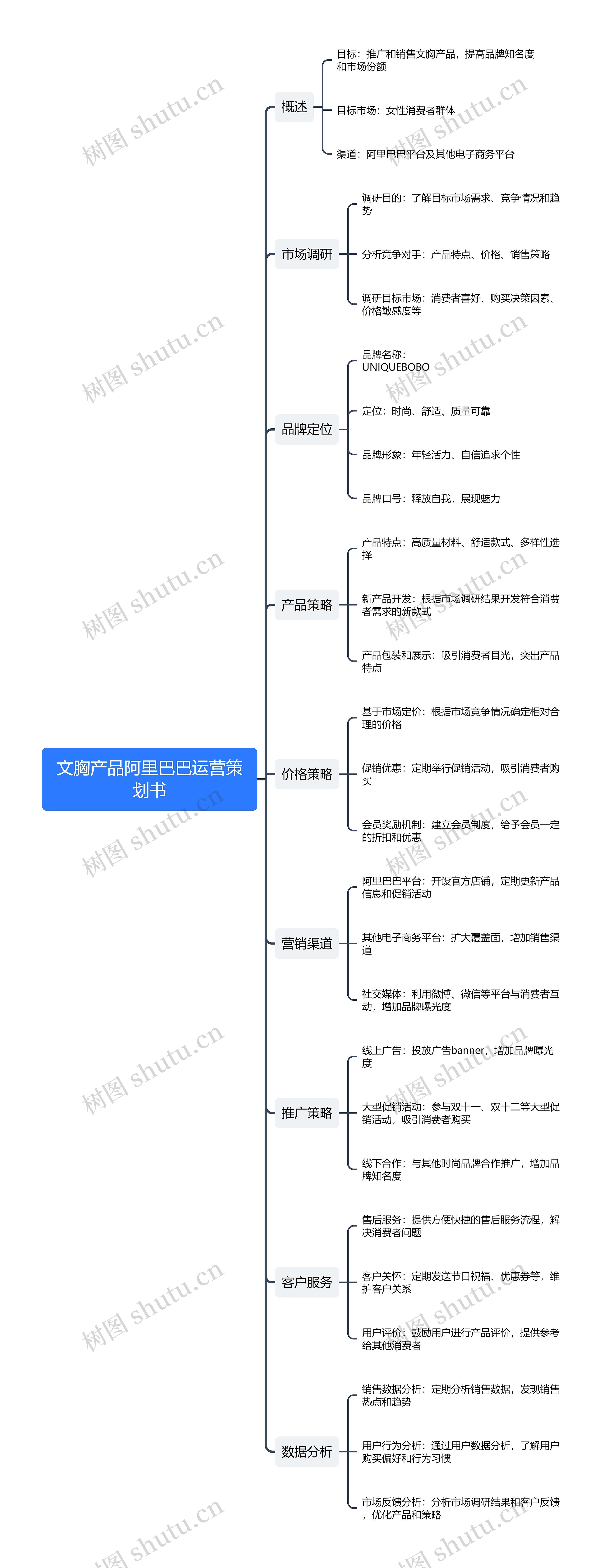 文胸产品阿里巴巴运营策划书