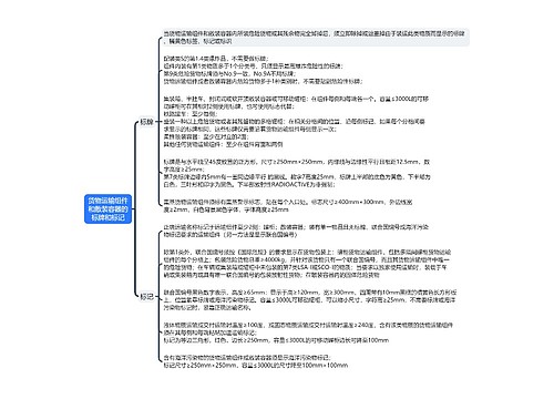 ﻿货物运输组件和散装容器的标牌和标记