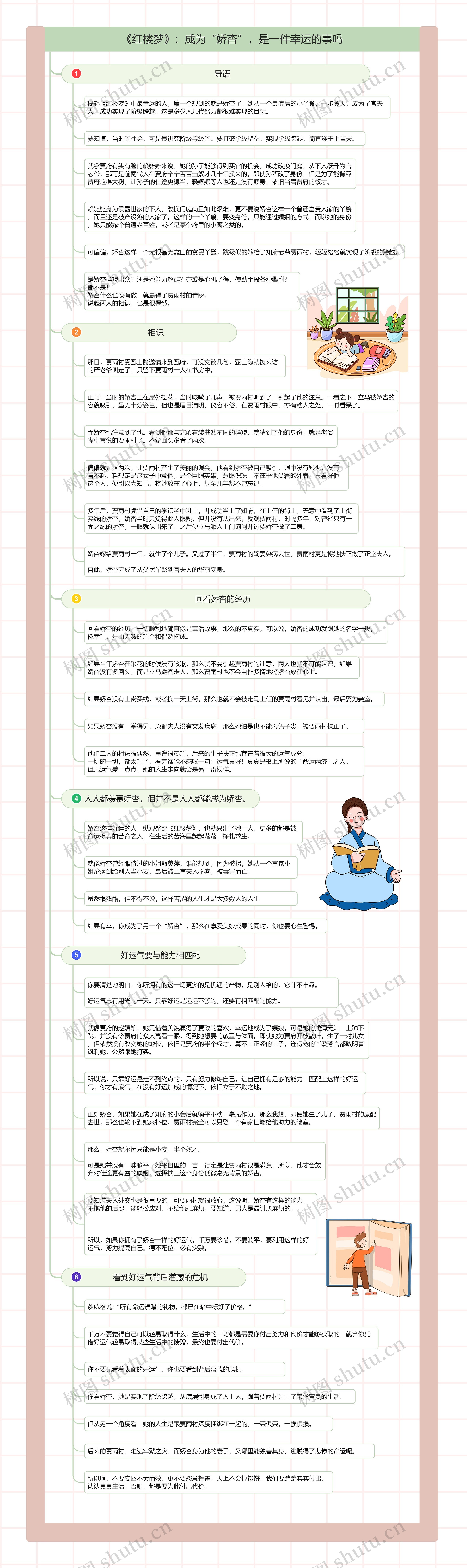 《红楼梦》：成为“娇杏”，是一件幸运的事吗思维导图