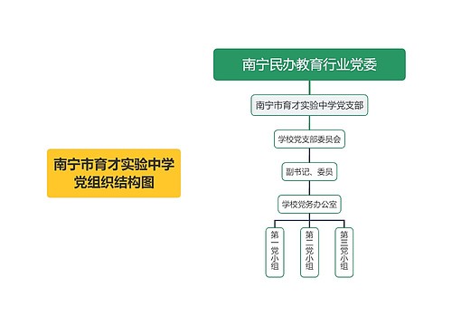 中学党组织结构图