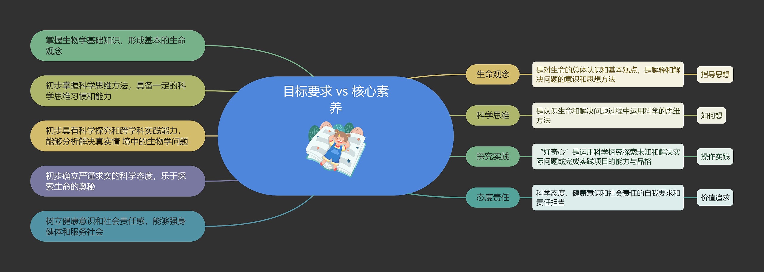 目标要求 vs 核心素养