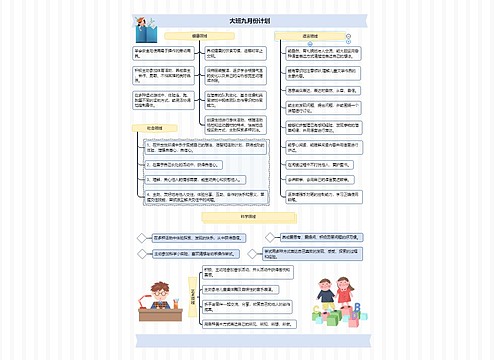 大班九月份计划