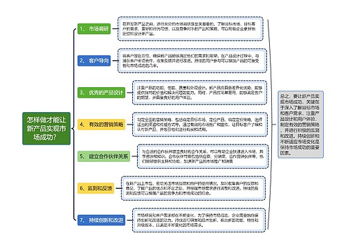 怎样做才能让新产品实现市场成功？