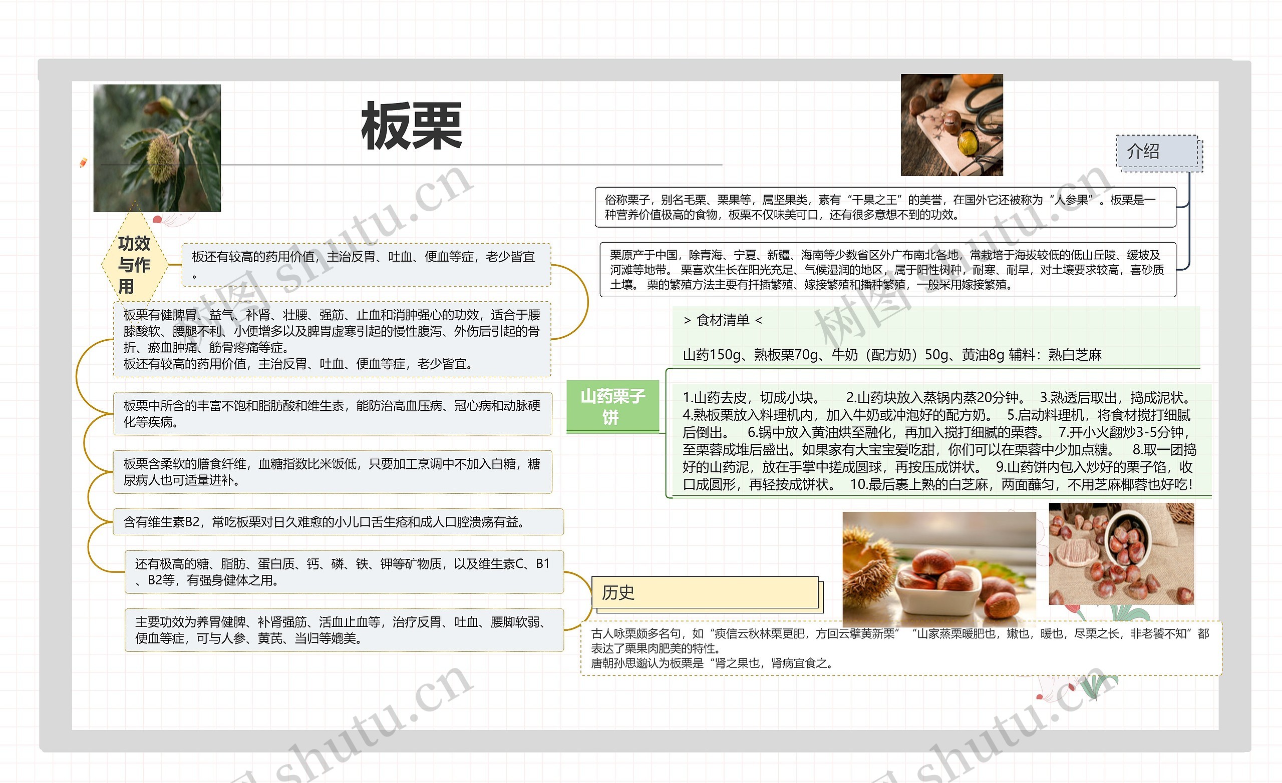 秋季美食思维导图