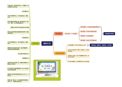 暑假学习计划