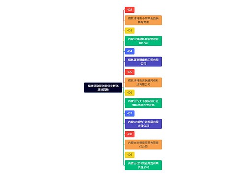 创新创业孵化公司明细