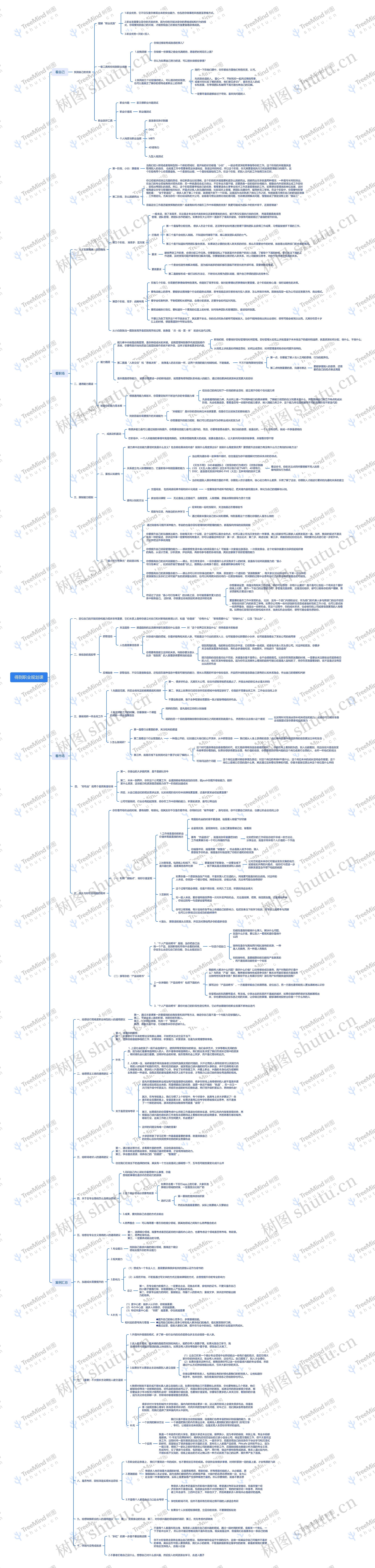 得到职业规划课思维导图