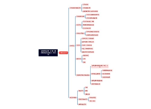 《选修性必修一》第三章（高考知识点统计）2023.10思维导图
